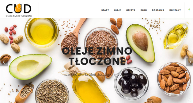 CUD oleje zimno tłoczone